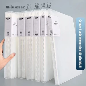 File Lá Đựng Tài Liệu A4 Cho Học Sinh Và Văn Phòng, Số Lá Đa Dạng 20/30/40/60, Tiện Dụng Và Bền Đẹp