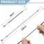 TOPTOOLCX 5 Dây Buộc Bút, Dây Xích Bút Chống Mất Có Thể Thu Vào, Đàn Hồi Chuyên Nghiệp Dài 40cm Giá Đỡ Bút Văn Phòng