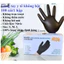 Găng tay đen cao su không bột 1 hộp/100 chiếc-Đen Nhám Thẩm Mỹ Spa Phun Xăm Hàng，Đảm bảo sai số ≤ 2