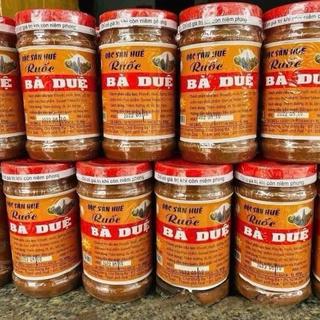 Combo 2 hủ Mắm Ruốc Huế Bà Duệ (NẮP HỒNG) hủ lớn 380g - Đặc sản Huế