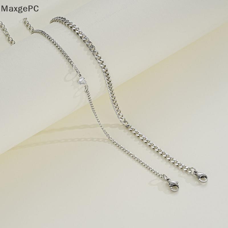 Cod thời trang trái tim vòng đeo tay thiết lập cho cặp vợ chồng, 2pcs, Unisex, quà tặng valentine