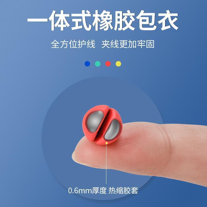 Ru cao su phủ cắn dành cho kẹp và micro chì câu cá, chìm sâu không gây hại tới môi trường sống cá.