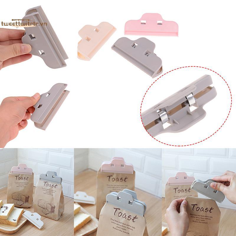 TRTR Hữu Ích Kẹp Quần Áo Văn Phòng Tập Tin Giấy Kẹp Túi Bảo Quản Thực Phẩm Nhựa Niêm Phong Kẹp VN