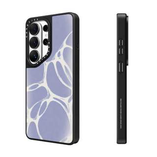 CASECASE X ILLIT WONHEE 's Edit Vỏ bọc bong bóng phân tử-Purple Vỏ hút từ tính màu đen mờ Samsung Galaxy S26 Ultra S25 S24 S23 Ultra Plus Mặt sau cứng có hộp khắc logov