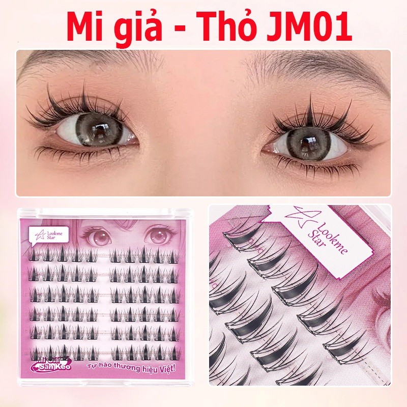 [99k/7 Hộp] Lookme Star - Lông Mi Giả Sẵn Keo ( Tặng 1 nhíp / đơn hàng từ 3 hộp mi )