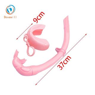 DoveWill Ống Thở Silicon Thoải Mái Miệng, Có Hộp ĐỰng và Gấp Được cho Lặn Tự Do