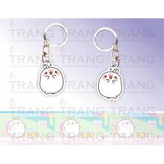 Gantungan Kunci Akrilik Molang & Piu Piu / Keychain Acrylic Molang & Piu Piu - Style 1