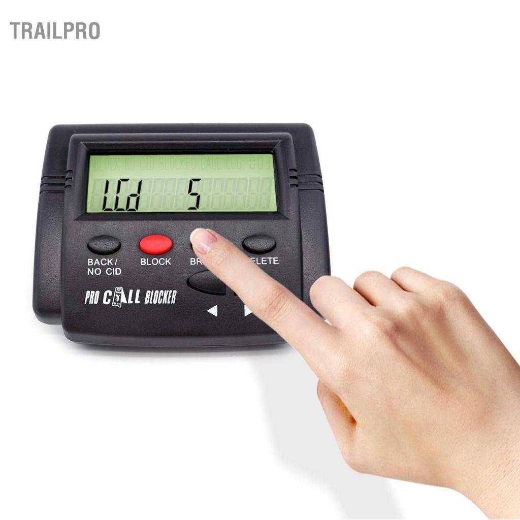 TrailPro Trình chặn cuộc gọi cho điện thoại cố định Hộp ID người gọi 4000 chặn thiết bị một chạm chặn tự động các cuộc gọi không mong muốn và phiền toái
