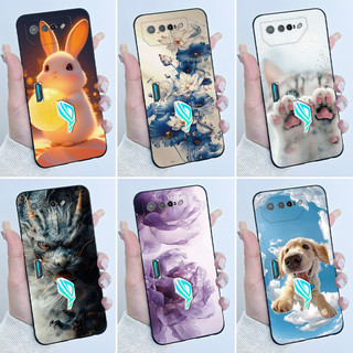 Ốp điện thoại Cho Asus ROG Phone 7 Phone7 ROG7 AI2205 _ C Ốp điện thoại Thẩm Mỹ Sang Trọng Dễ Thương Thoáng Mát Bé Trai Bé Gái Slim Đen Mờ Mềm TPU Ốp điện thoại