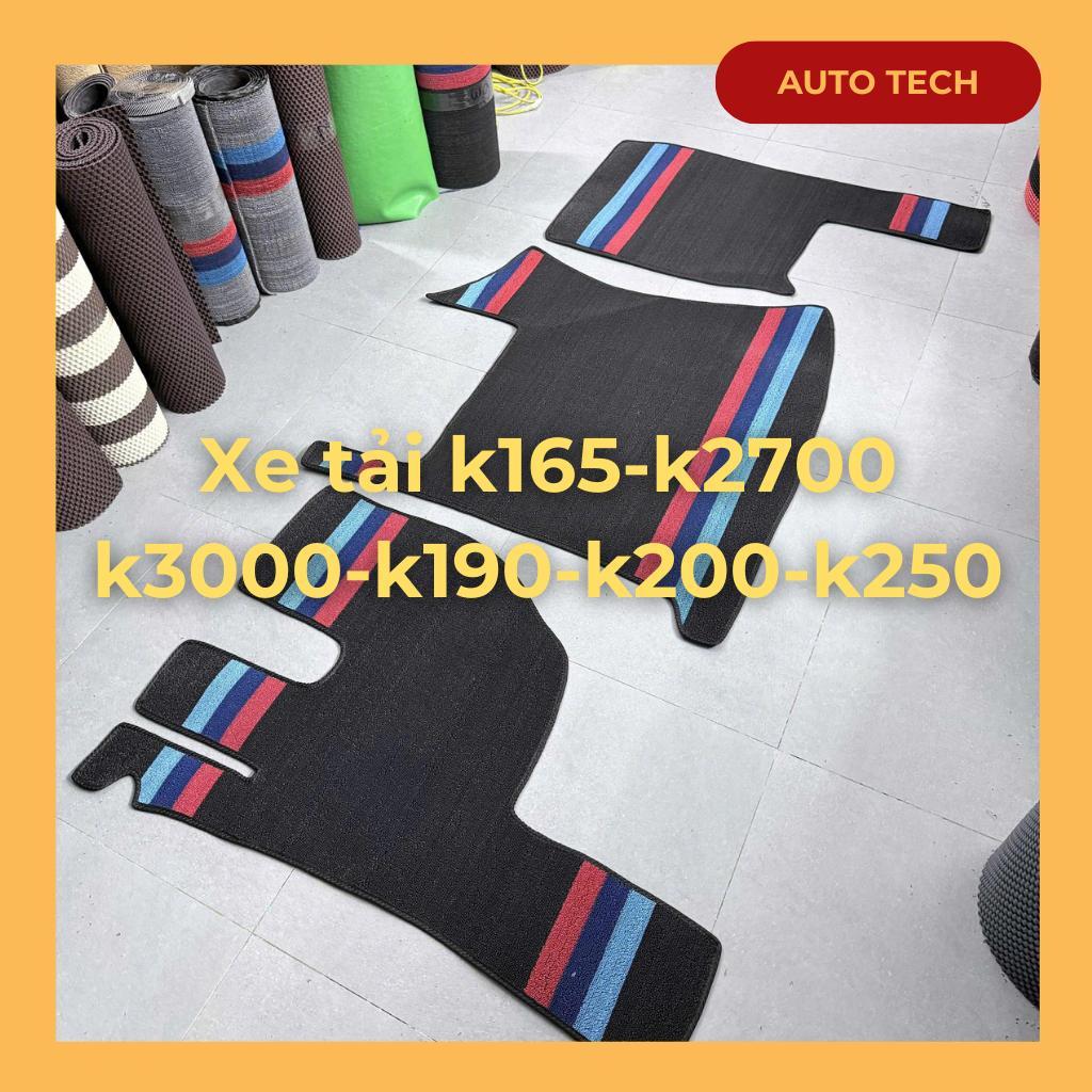 [Xe tải KIA] Thảm lót sàn cho xe tải K165, K2700, K3000, K190, K200, K250 cắt sẵn và may bo viền chống nước, chống trơn