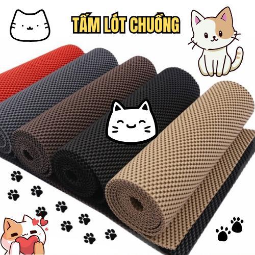 [Loại cao cấp] Tấm lót chuồng 80cm x 60cm chất liệu cao su 3D cao cấp dễ vệ sinh cho chó mèo Dog&Cat Đủ kích cỡ