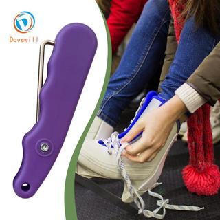 Dovewill Dây Giày Thắt Lưng Gập Lại với Móc Kéo Ren dành cho Trượt Băng Nghệ Thuật