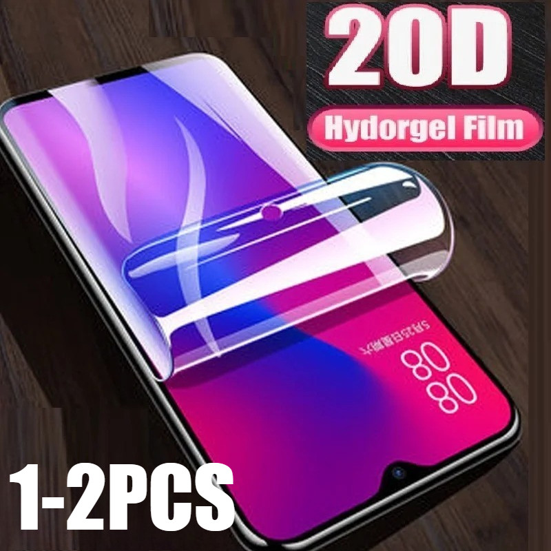 1-2 Chiếc Full Cover Bảo Vệ Màn Hình HD Mềm Cho Poco M6 M7 M8 Plus Pro 4G 5G Chống Rơi Chống Gián Điệp Riêng Tư Chống Ánh Sáng Xanh Hydrogel Phim Mờ