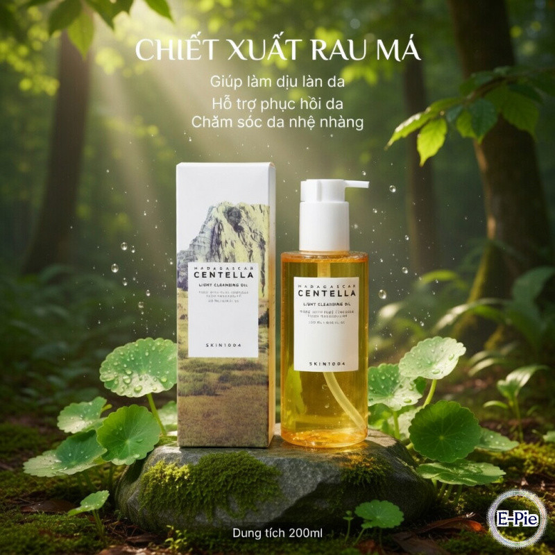 【Nhập khẩu】SKIN1004 Madagascar Centella Dầu Tẩy Trang Rau Má Hàn Quốc Làm Sạch Sâu Dịu Nhẹ 200ml