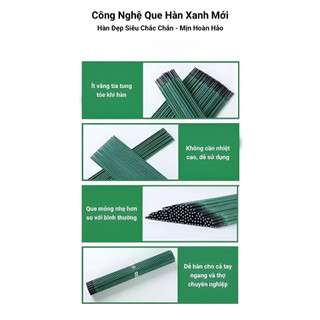 【COD】Que hàn điện xanh 2.0mm chất lượng cao, hàn được nhiều loại kim loại mỏng như sắt, inox, phù hợp sửa chữa tại nhà.