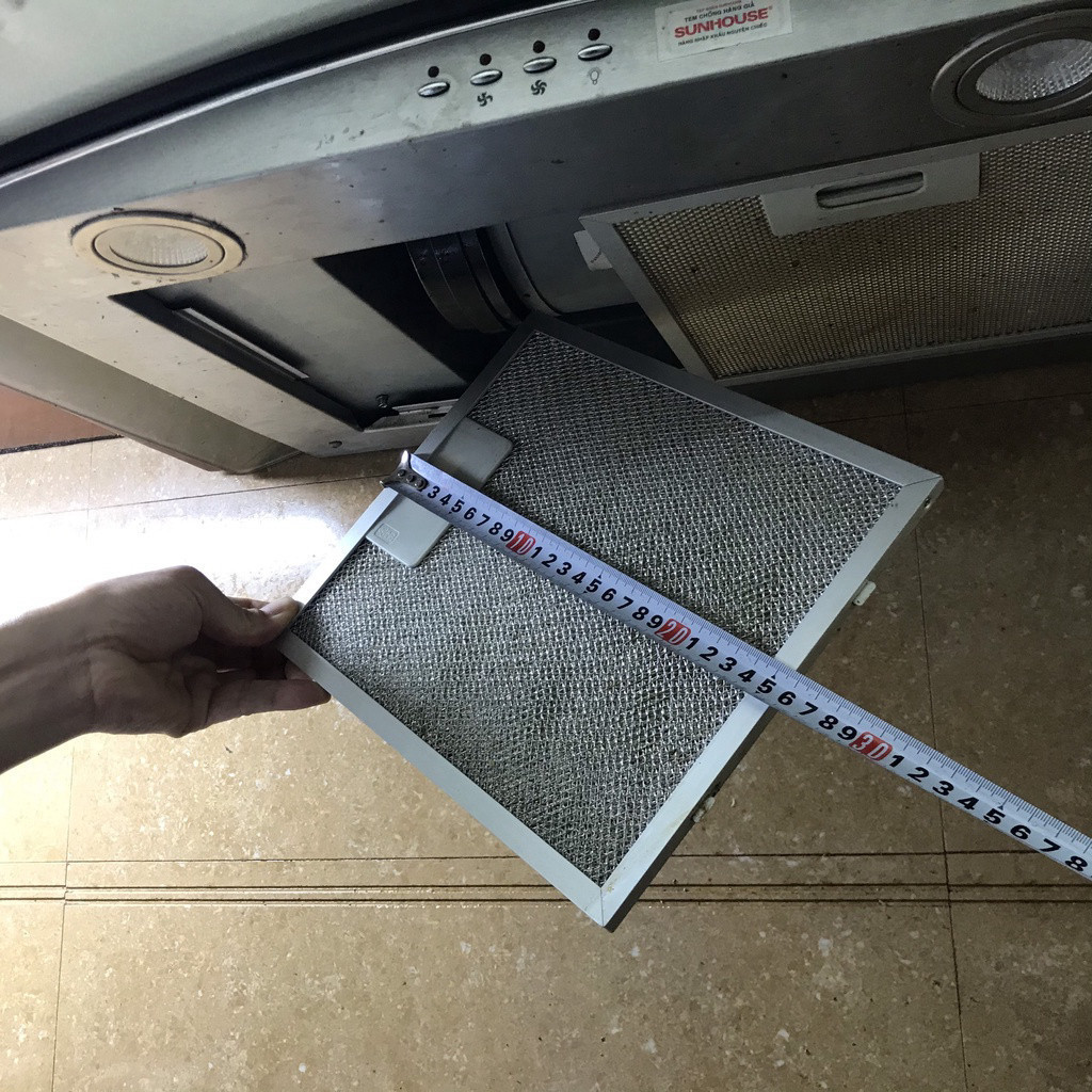 【COD】Lưới nhôm chắn mỡ cho máy hút mùi nhiều kích thước 230*260mm, dễ dàng thay thế phụ kiện định kỳ cho nhà bếp.