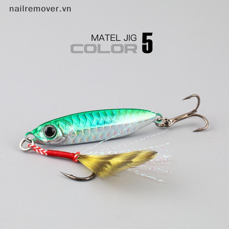 Mồi câu kim loại micro jig đa trọng lượng cho câu cá biển