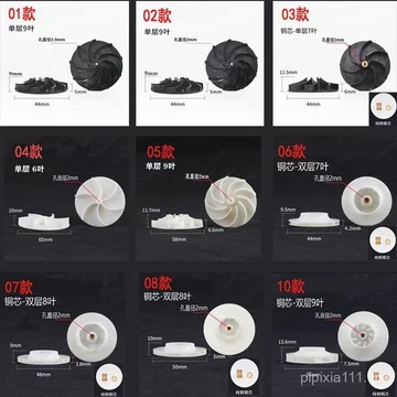 Cánh quạt Hút Bụi Cối Xay Gió Xây Dựng Máy Tính Lá Hút Quạt Bánh Xe Hút Bụi Máy Thổi Máy Sấy Tóc