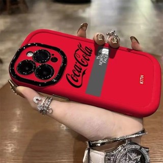 Ốp lưng IPhone 17 16 15 14 13 12 11 Pro Max XRXSMax 78 Plus Cảm giác cao cấp Coke Couple Case
