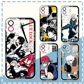 Cool Blue Lock Anime Shell Cho IPhone 12 13 14 Pro Max Plus Vỏ Mini Silicon Mềm Trong Suốt