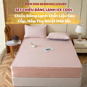 Set 3 món chiếu băng lạnh chất liệu cao cấp, hấp thụ nhiệt mát tốt và độ bền cao MemminbeddingLuxury