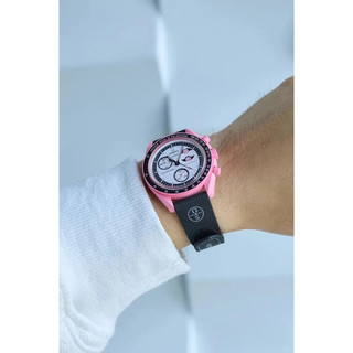 Thích hợp cho Omega X Swatch Moonswatch Dây đeo đồng hồ Velcro Cao su 20mm Dây đeo thay thế bền bỉ chống nước