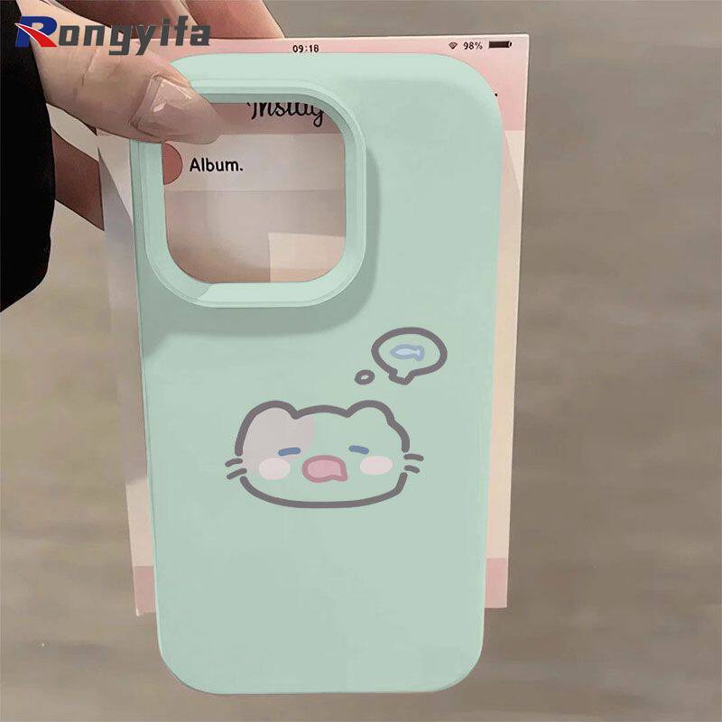 Ốp Điện Thoại Mèo Hoạt Hình Cho Xiaomi 17 Ultra Poco X8 Pro Max X7 X6 Pro Vỏ Màu Kẹo Dễ Thương Ngộ nghĩnh Mờ Chống Sốc Ốp Lưng Mềm
