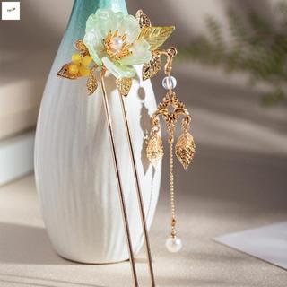 Hoa Ngọc Trai Kẹp Tóc Trung Quốc - Phù Hợp Hanfu và Quà Tặng Bạn Gái