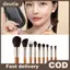 Doutie 9 Chiếc Bộ Bàn Chải Trang Điểm Có Thể Bảo Vệ Mini Cosmetic Brush Powder Foundation Blush Blooming Eyeshadow Blending Brush Kit VN