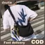 Túi đeo chéo vải Canvas doutie Dung tích lớn Phong cách đường phố Hip-Hop dành cho cả nam và nữ VN