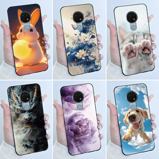 Vỏ Cho Nokia 7.2 / Nokia 6.2 Ốp Lưng Thẩm Mỹ Sang Trọng Dễ Thương Thoáng Mát Bé Trai Bé Gái Silicon Mềm Đen Mờ Bảo Vệ Vỏ Điện Thoại