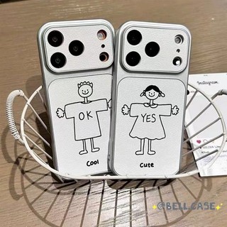 Áp dụng cho IPhone 17 16 15 14 13 12 11 Pro Max XR XS MAX 78PLUS Phim hoạt hình cặp vợ chồng bạc trường hợp điện thoại