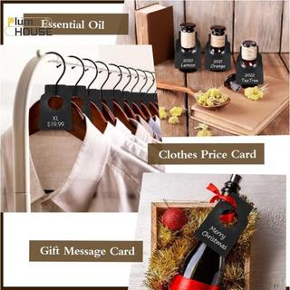 PlumHOUSE 50 Chiếc Chai Rượu Thẻ Cho Rượu Ras Và Cellars Trống Hai Mặt Một Kích Thước Phù Hợp Với VN