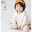 Bộ áo liền quần mỏng Cotton nguyên chất mùa hè sơ sinh / Bộ đồ ngủ dài tay loại A cho bé gái / Bộ đồ phong cách công chúa thoáng khí thoải mái