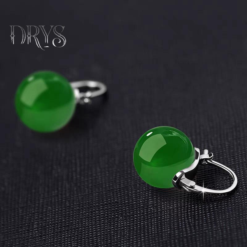 Bông Tai Retro Ngọc Hạt Nhẹ Nhàng, Phong Cách Cổ Xưa, Quà Tặng Dành Cho Cô Gái