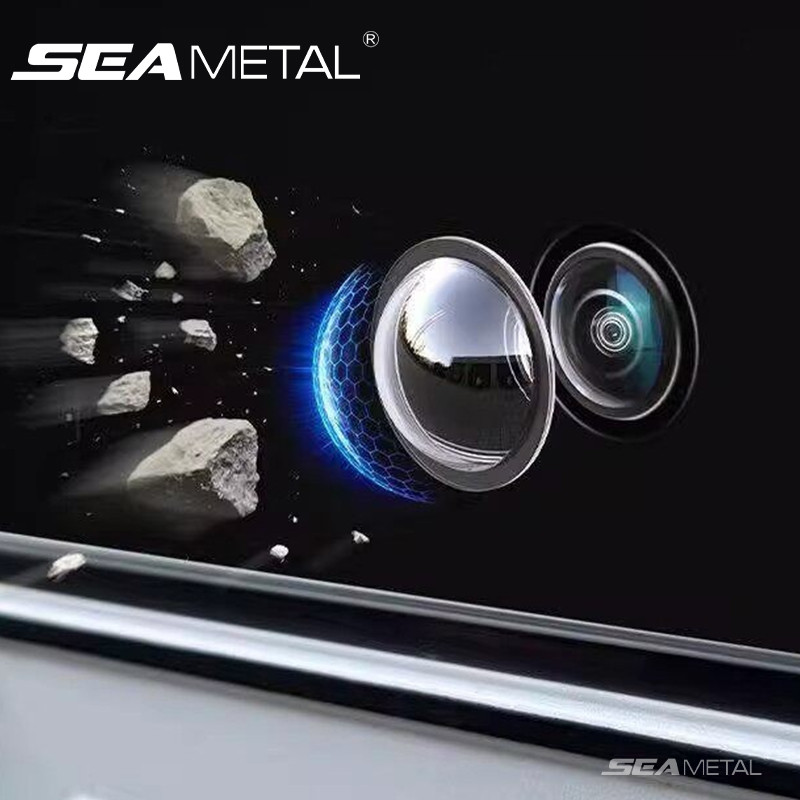 Ốp bảo vệ camera ô tô SEAMETAL nắp bảo vệ ống kính camera lùi toàn cảnh 360° HD, chống nước và bụi