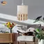 Chụp đèn dệt thủ công có tua rua Đèn treo trang trí Vỏ đèn Macrame cho trang trí nội thất phòng