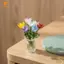 6 / 7 Chiếc Hoa Thủy Tinh Mô Phỏng Cây Nhân Tạo Thực Tế Tuyệt Đẹp Để Trang Trí Quà Tặng Nhà Và Bàn Tươi Mới