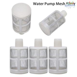 ITRUMPET 1 / 5 Chiếc Microfilter Nước, Tưới Bể Cá Cung Cấp Màng Bơm Nước Lọc, Vật Dụng Lọc Bền Thép Không Gỉ 8 Mm 10 Mm 12 Mm Ống Lưới Lọc