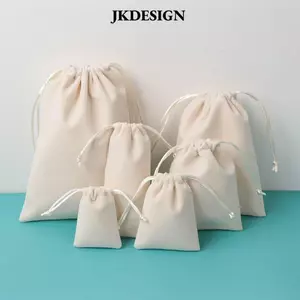 Túi dây rút JKDESIGN, Túi nhung lưu trữ nhỏ nhiều màu, Túi dây rút sang trọng cho đám cưới