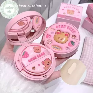PUSKY - Bột Mềm Và Nhẹ Hình Gấu Dễ Thương, Trang Điểm Tự Nhiên Thích Hợp Cho Mọi Màu Da