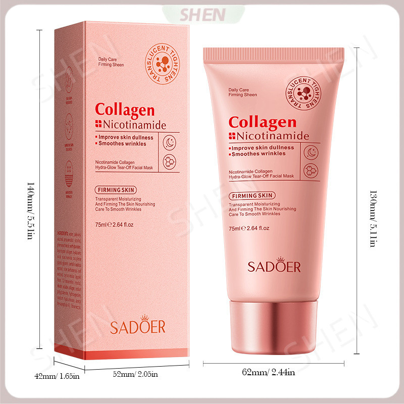 D.G Mặt nạ lột dưỡng ẩm Collagen SADOER Niacinamide