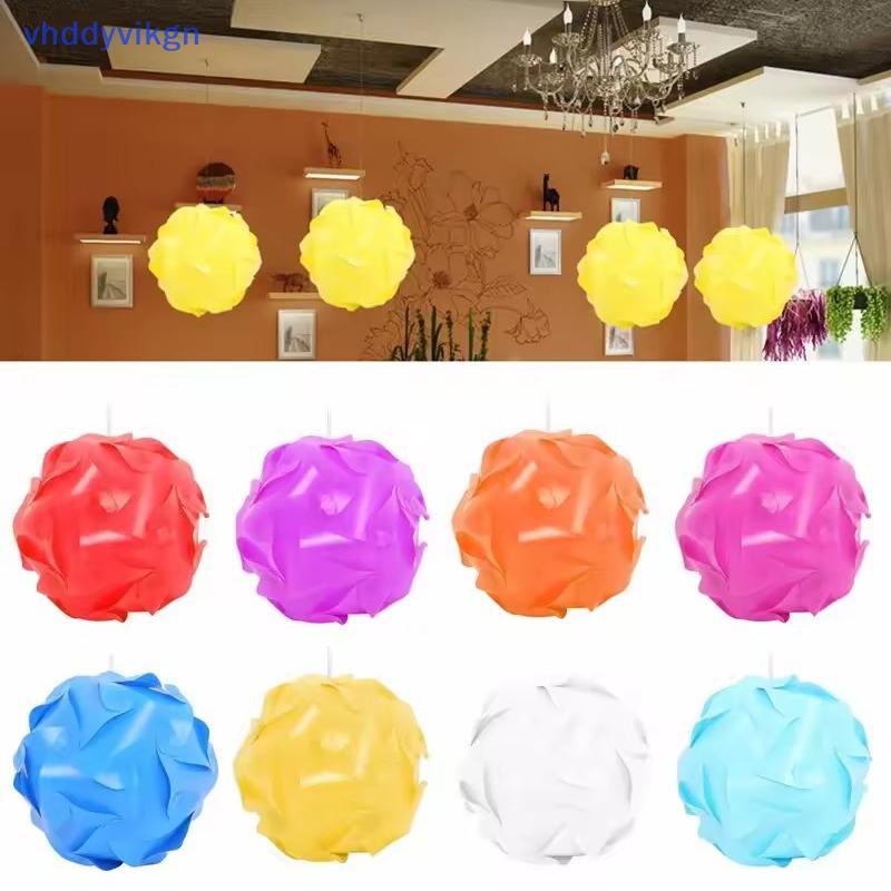 VHDD 25CM Hiện Đại PP Trần Chụp Đèn IQ Xếp Hình DIY Ghép Hình Bóng Đèn Mặt Dây Chuyền Trang Trí Văn Phòng, Phòng Khách, Phòng Ngủ VN