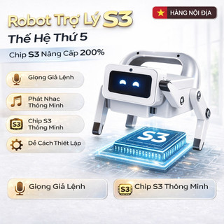 Robot đồ chơi robot thông minh robot trợ lý robot AI robot mini robot S3, điều khiển giọng nói phát nhạc thông minh chip