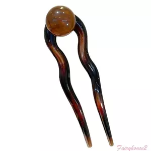 Kẹp Tóc Acrylic Hình Chữ U Retro - Phụ Kiện Thời Trang