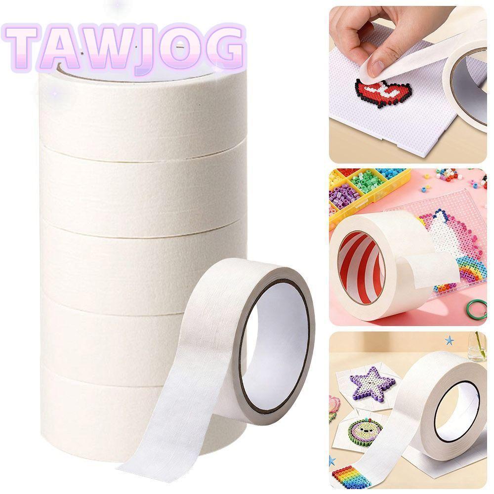 Băng che mặt hạt TAWJOG Perler, Phụ kiện đồ chơi DIY Không cần chuyển đổi Giấy mẫu bảo vệ ủi, Công cụ hạt Perler Không có cặn Băng co nhiệt thủ công