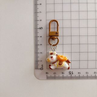 Mặt dây chuyền túi ngựa OAKANDME, Linh vật ngựa Móc khóa mặt dây chuyền ngựa linh vật may mắn, Trang trí năm sáng tạo Móc khóa búp bê Quà tặng cặp đôi