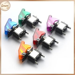 [Linwei] Xe tải ô tô Đèn Led chiếu sáng Bật tắt Máy bay an toàn Flip Up Cover Guard 12V