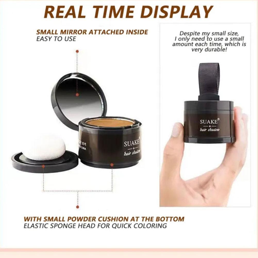 Hairline Shadow Powder Forehead Che Khuyết Điểm Bột Trắng Sửa Chữa Tóc Chống Thấm Nước Hói T4w4