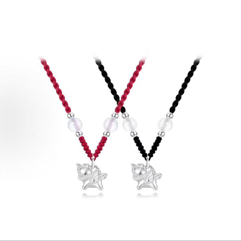 Vòng cổ kỳ lân trong mơ bằng bạc Sterling mới